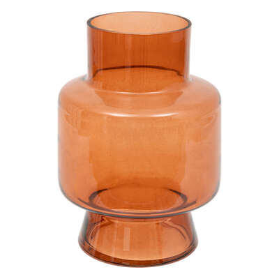 Glass Vase Dark Pink Ella H20 Gift