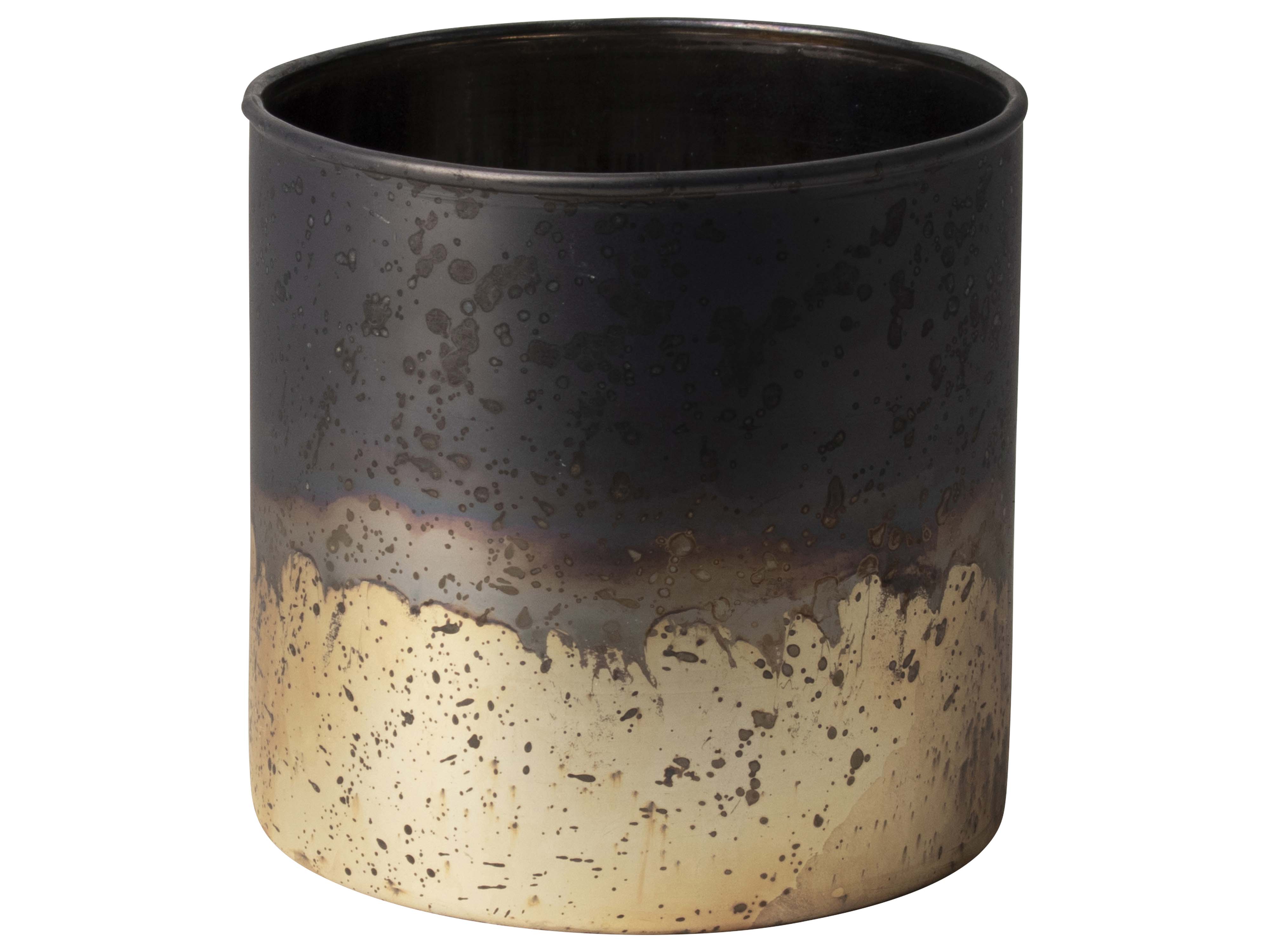 Tealightholder Copper/silver 7x8cm Gift