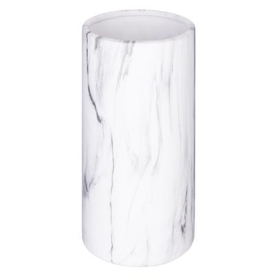 Deco Vase Marble Cylinder D9.5xh20cm Gift