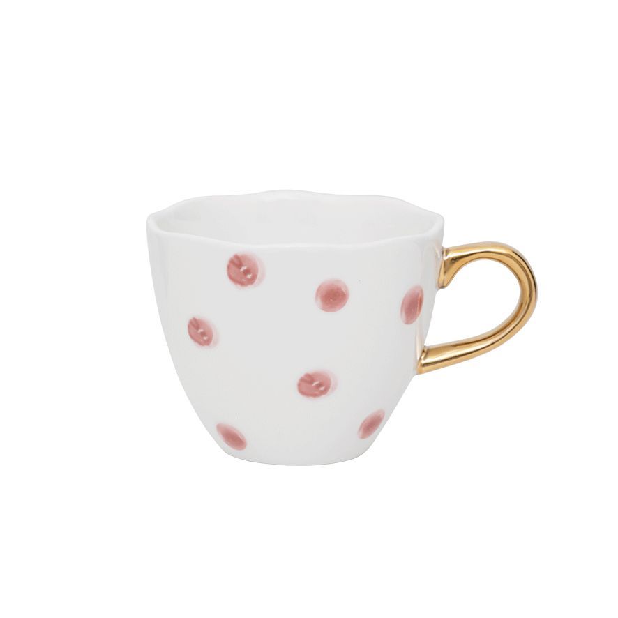 Unc Good Morning Cup Coffee Small Dots Cameo Brown Gift