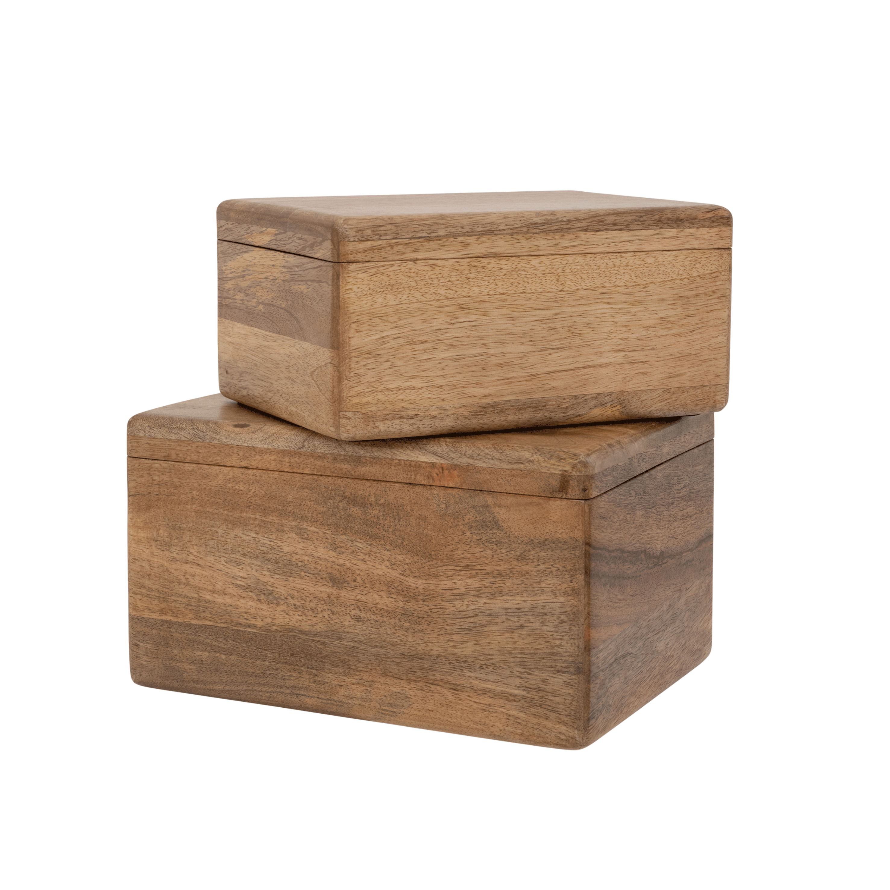 Unc Box Mango Wood Set Of 2 Gift
