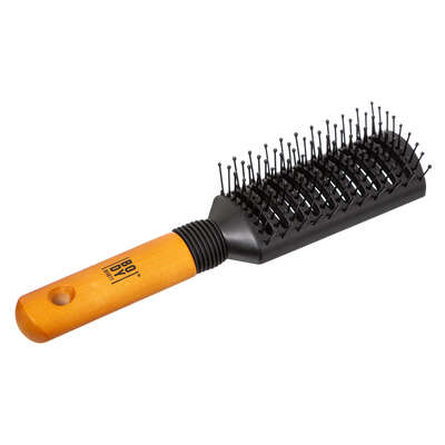 Rectangular Hairbrush Wooden Handle Gift