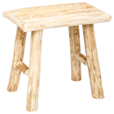 Natural Wooden Stool H35cm Gift