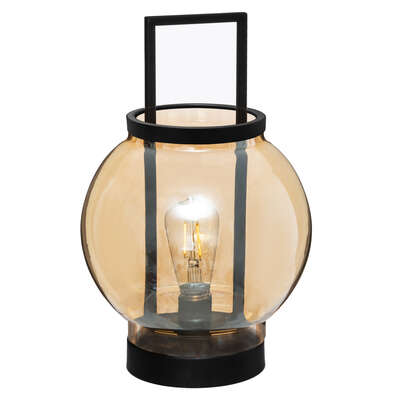 Lard Amber Glass Led Lamp D19 Gift