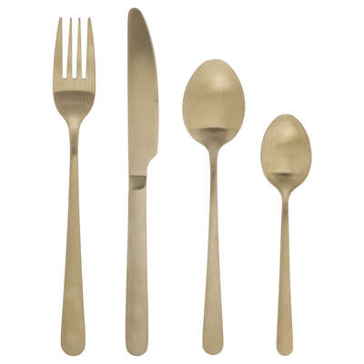 24p Set Cutlery Gold Gift