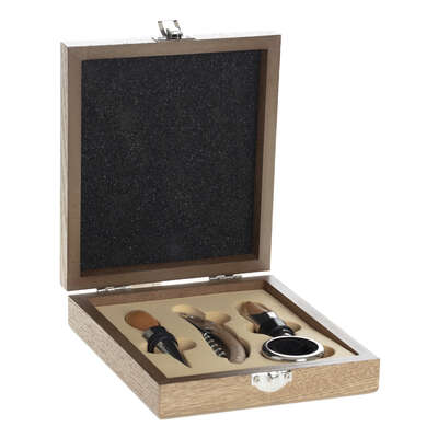 Sommelier Kit 4pcs Wood Gift