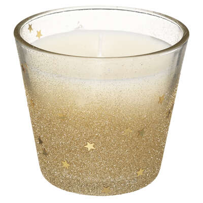 Glitter Candle Gold Gift