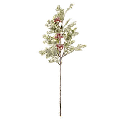 Green Flock Branch Berries 75cm Gift