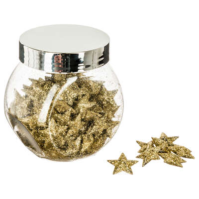 Glitter Stars Gold Jar Gift