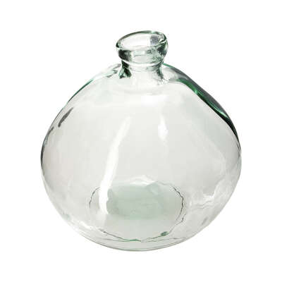 Round Recycled Glass Clear D33 Gift