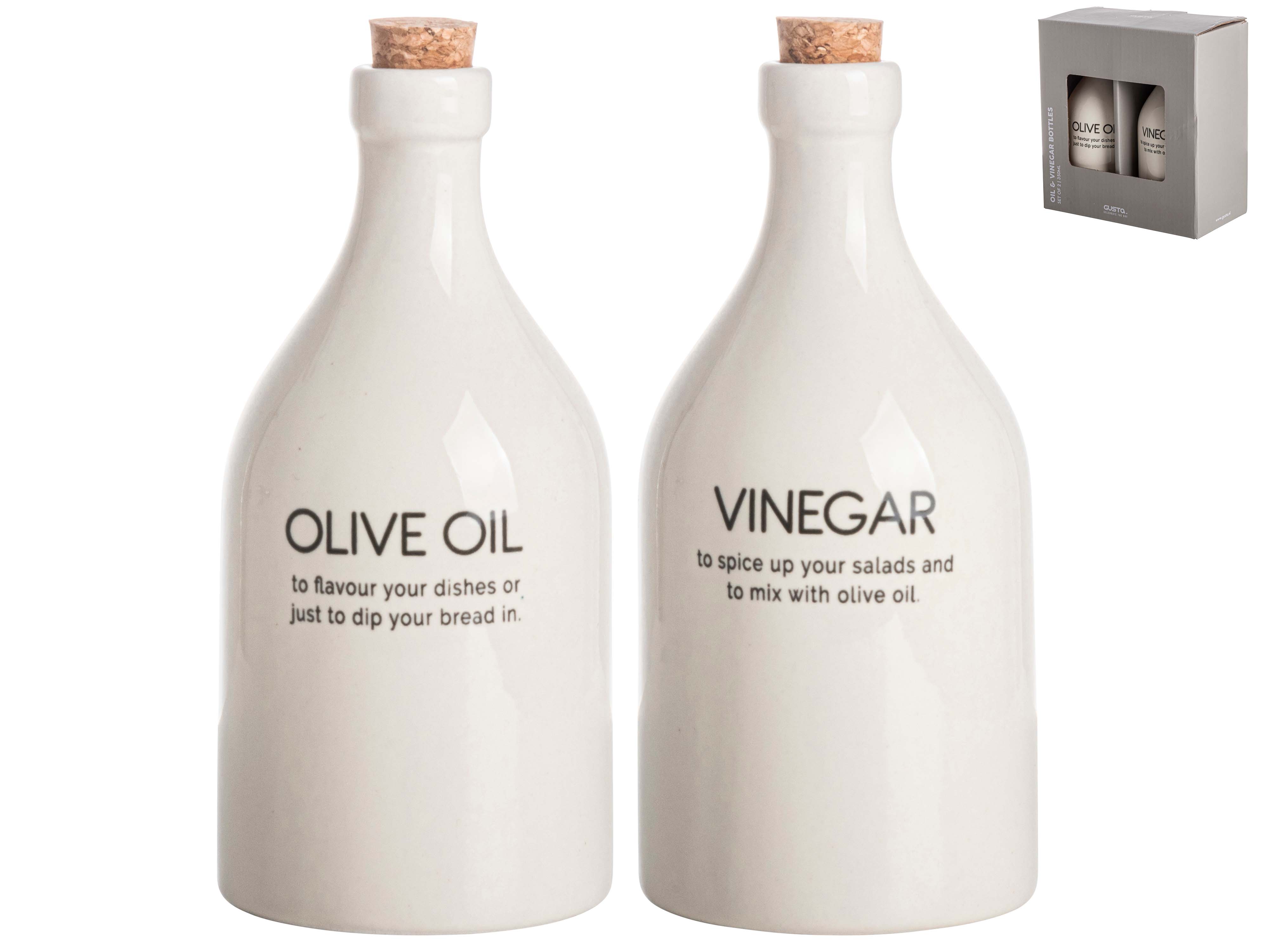 S/2 Oil And Vinegar Bottles Gift