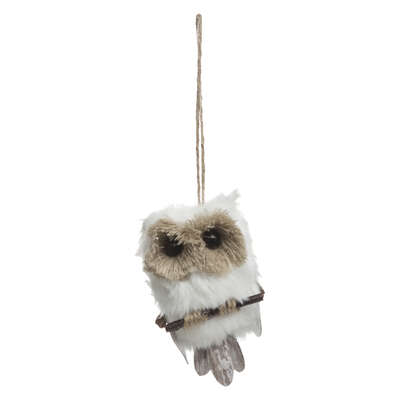 Owl Bauble 10cm Assortment Gift