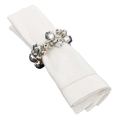 Bell Napkin Ring Silver X2 Gift