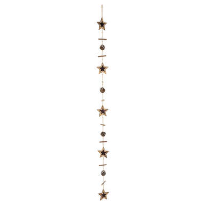Star Wooden Garland 160cm Gift