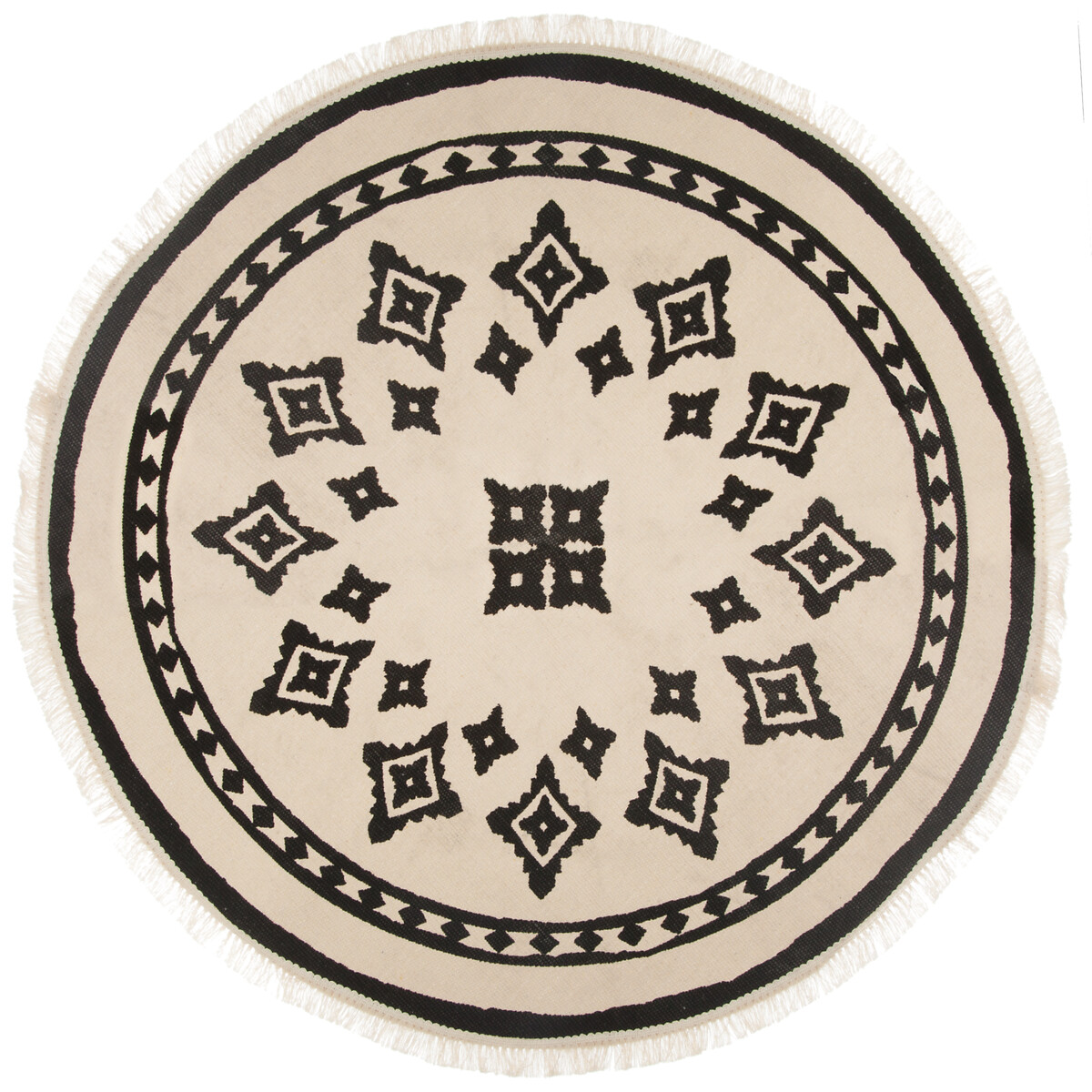 Aw24 Round Nomad Rug Diam 90 Cm Cotton And Polyester Gift