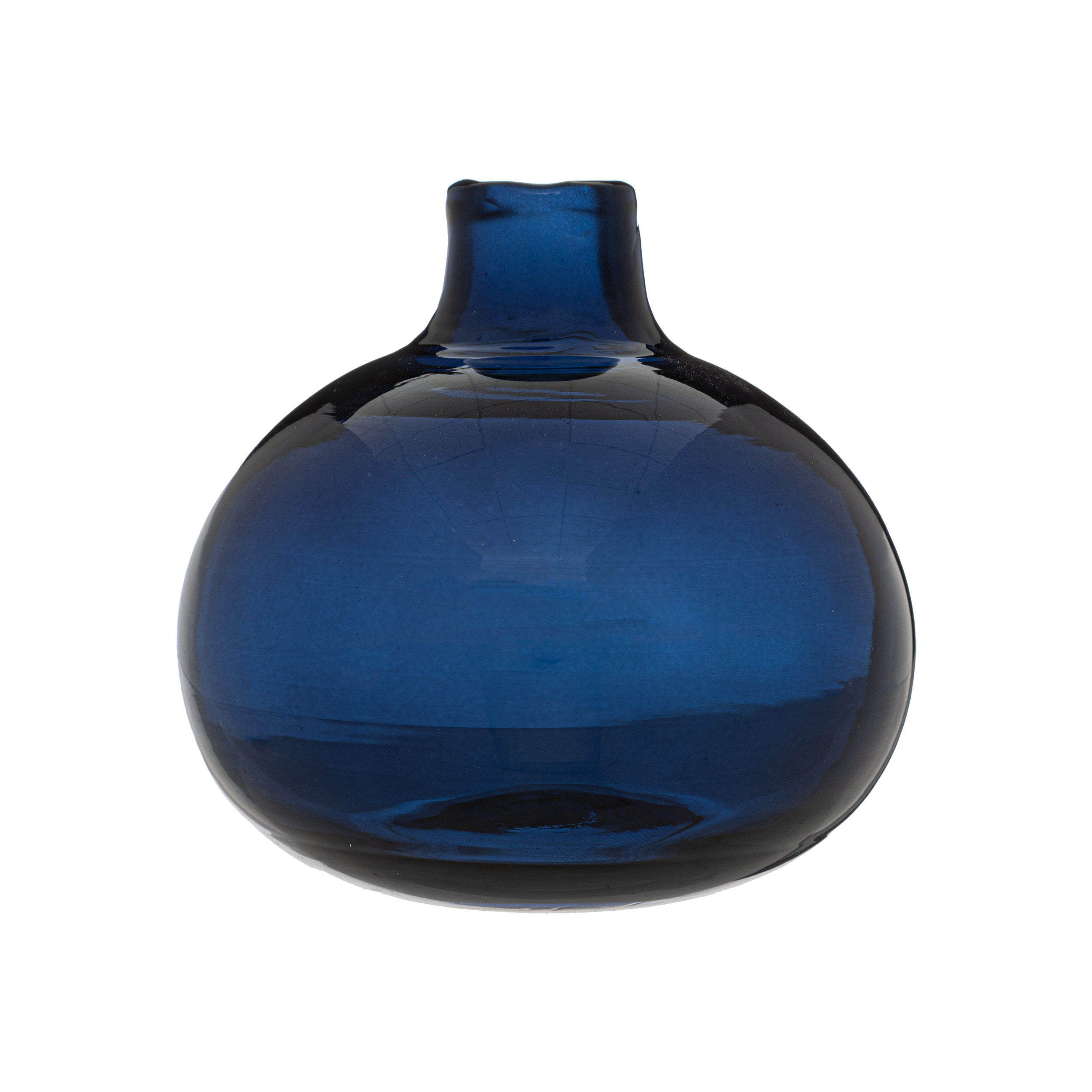 Aw24 Bud Vase 11 Cm Tall Blue Glass Gift