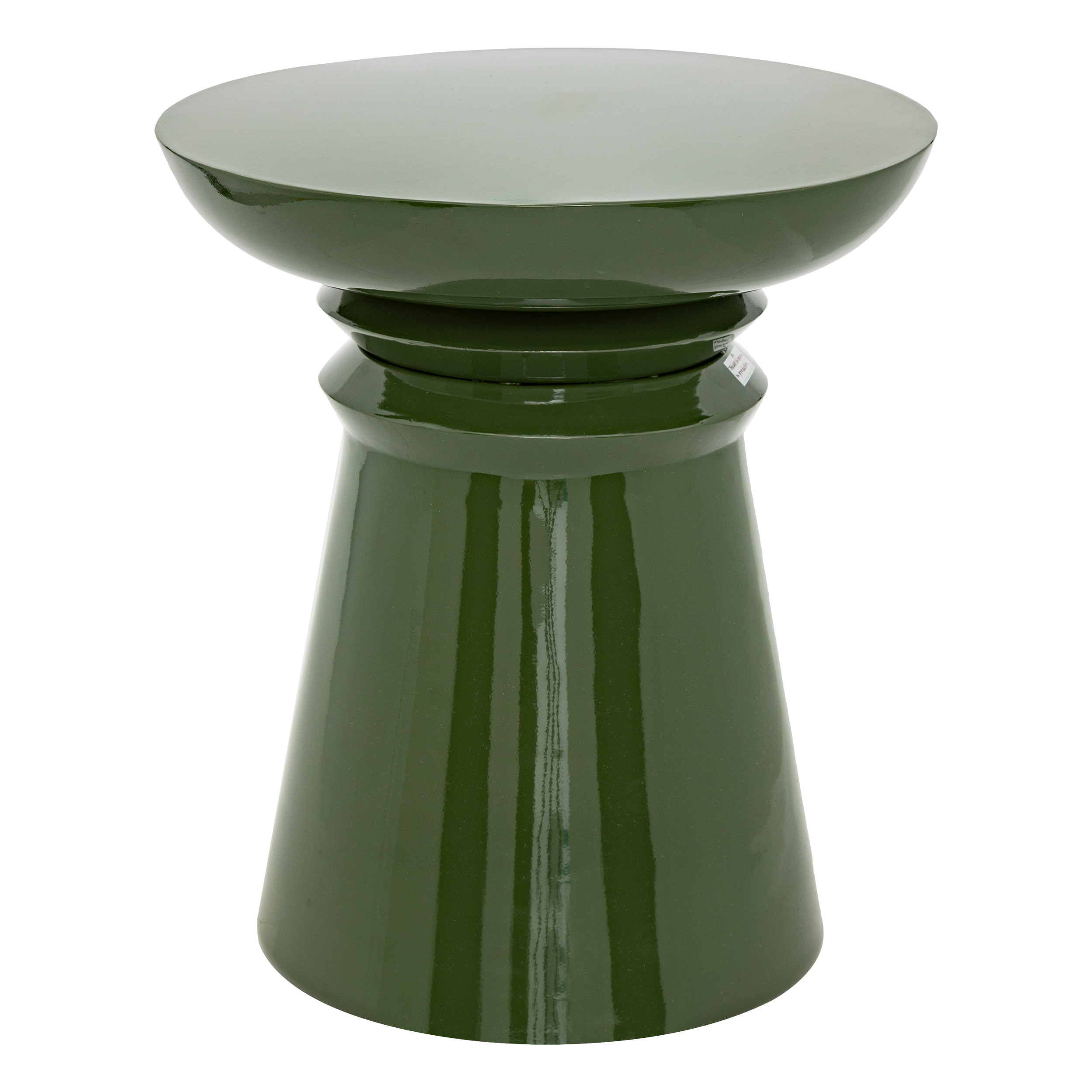 Aw24 Green Metal Jaya Totem Coffee Table Gift