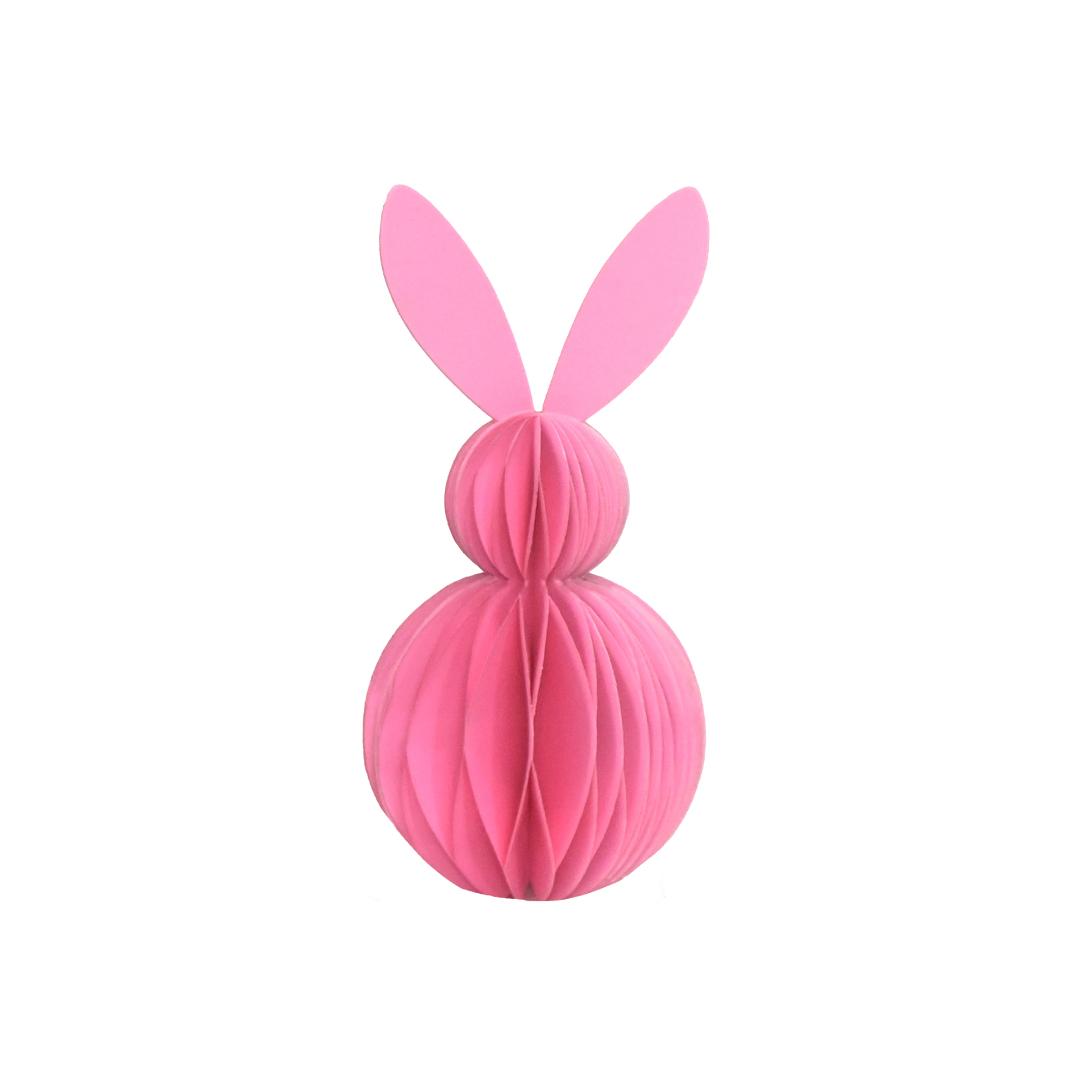 Paper Bunny Shape Honeycomb - Pink 22.5cm Gift