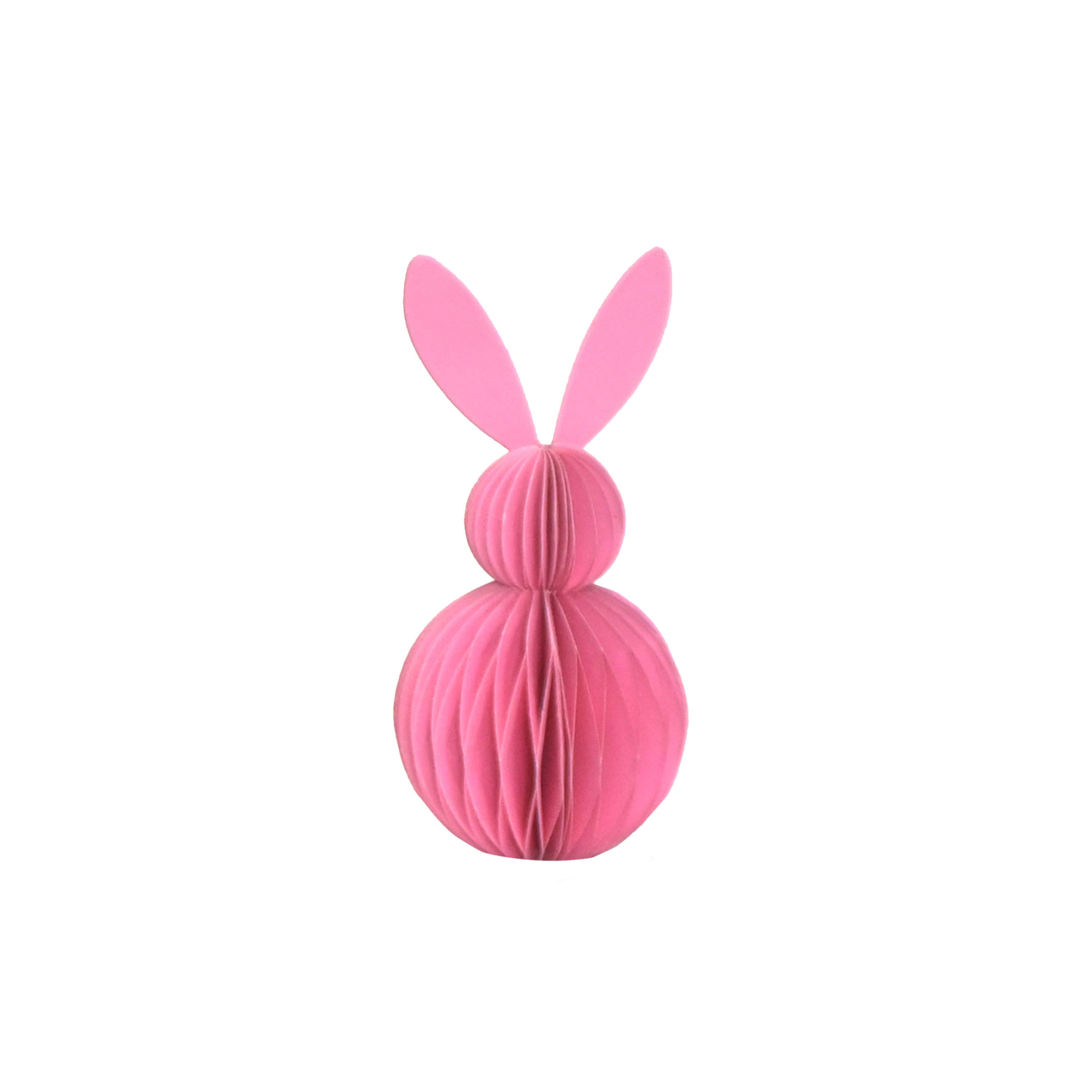 Paper Bunny Shape Honeycomb - Pink 16cm Gift