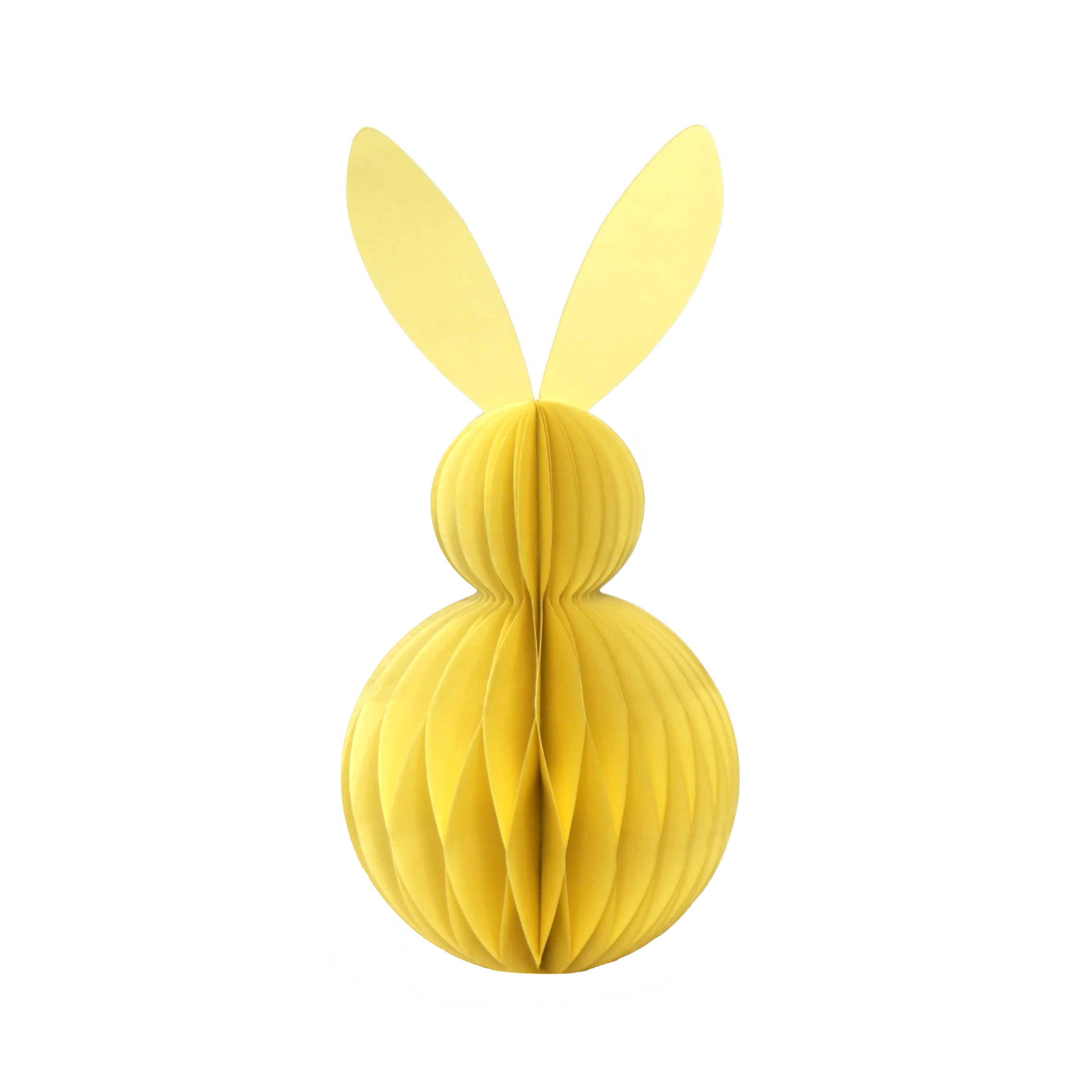 Paper Bunny Shape Honeycomb - Yellow 50cm Gift