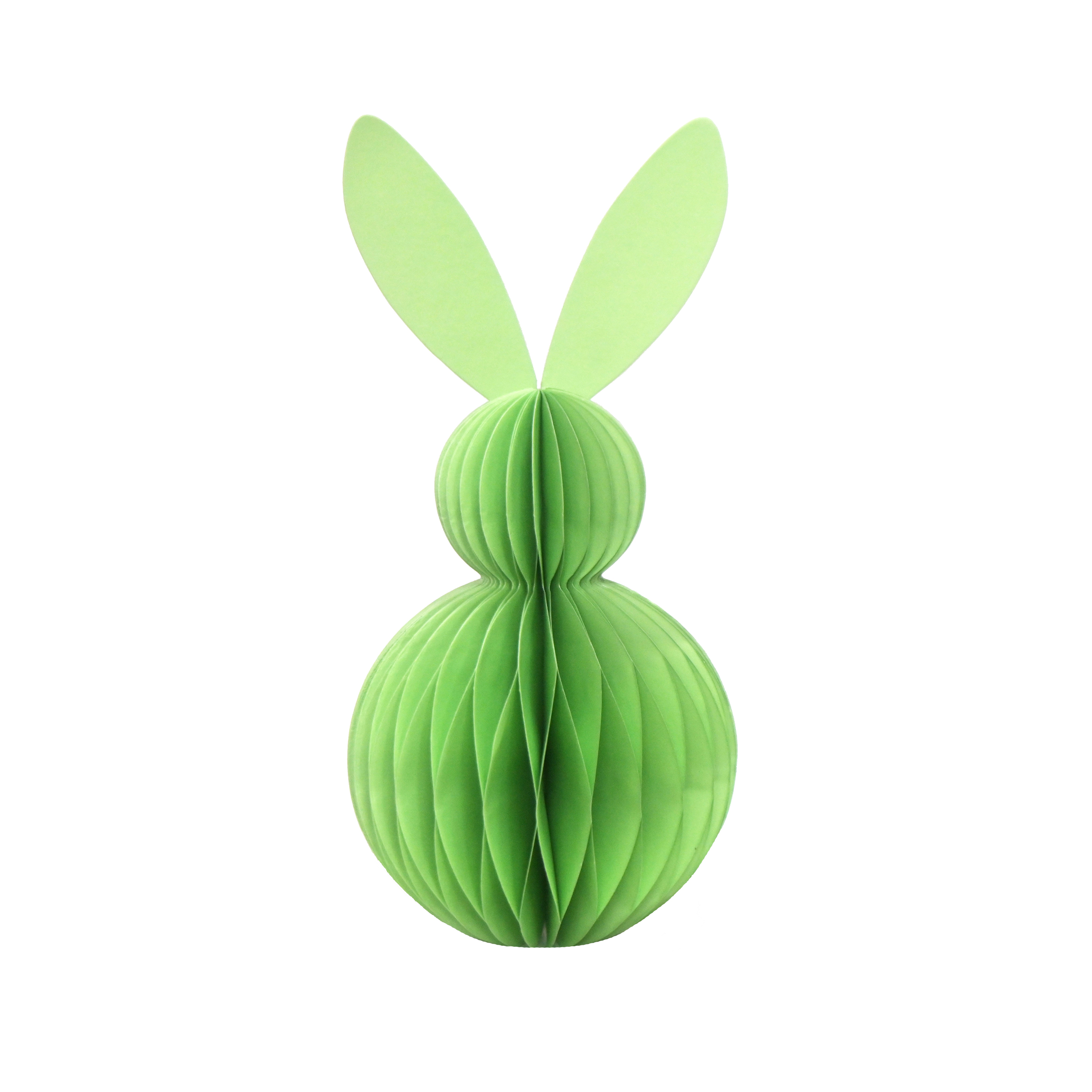 Paper Bunny Shape Honeycomb - Green 50cm Gift