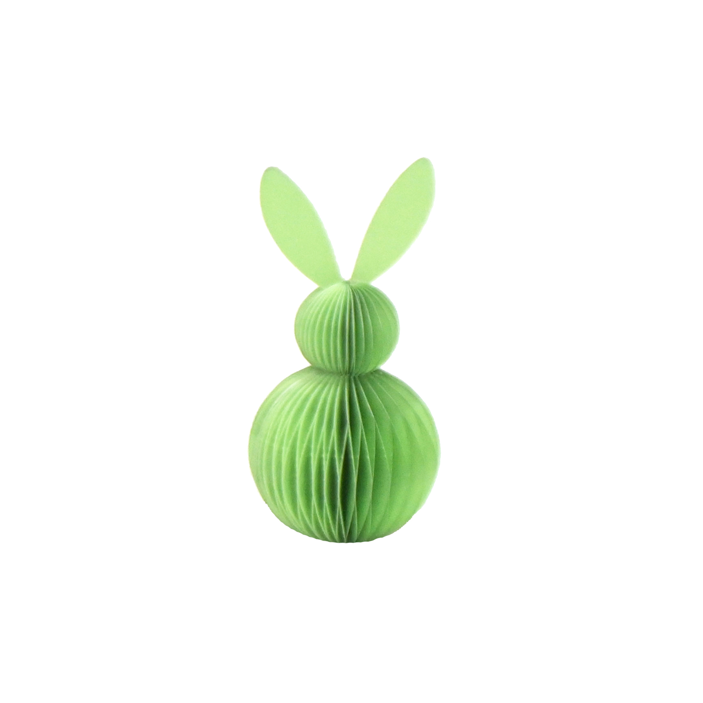 Paper Bunny Shape Honeycomb - Green 16cm Gift