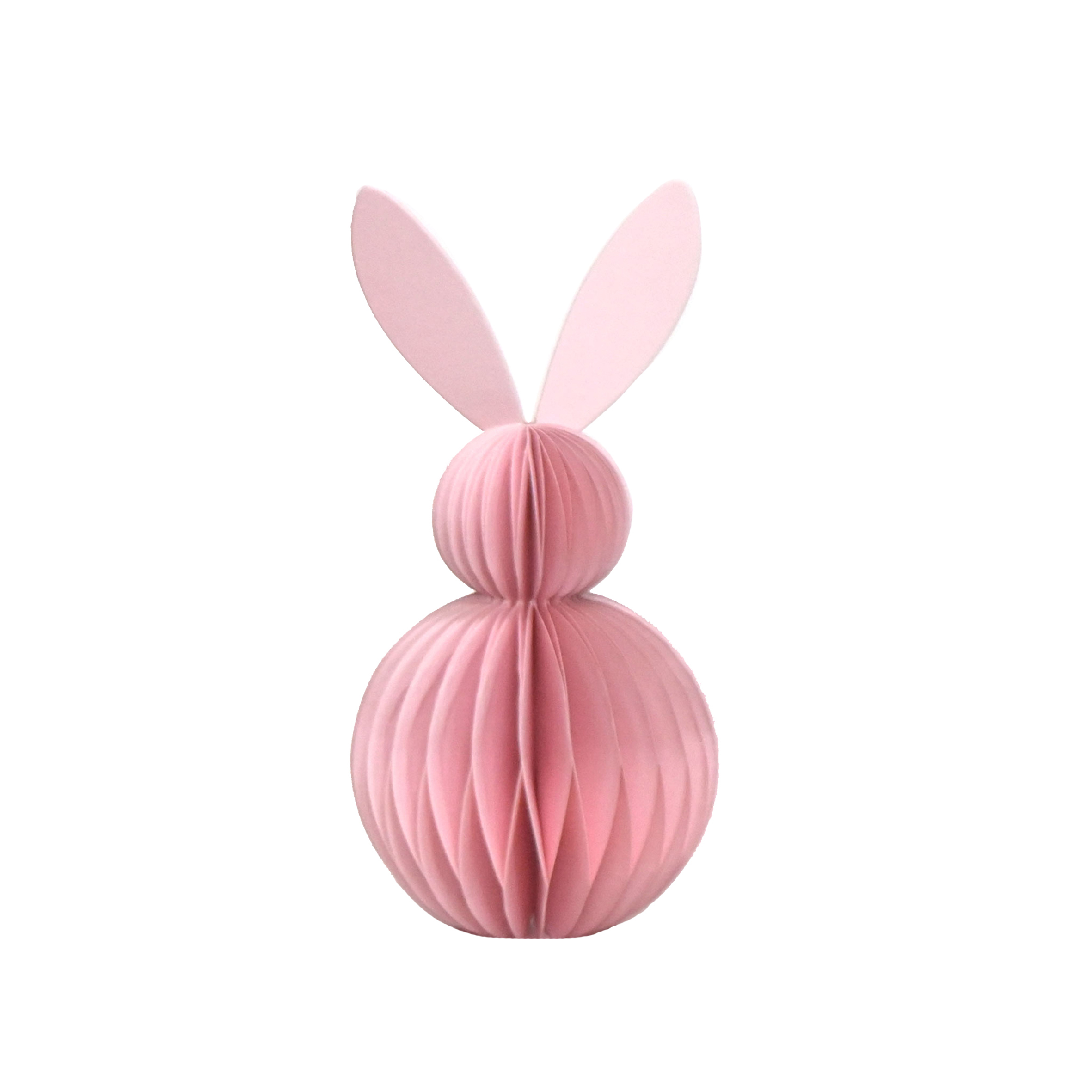 Paper Bunny Shape Honeycomb - Light Pink 22.5cm Gift