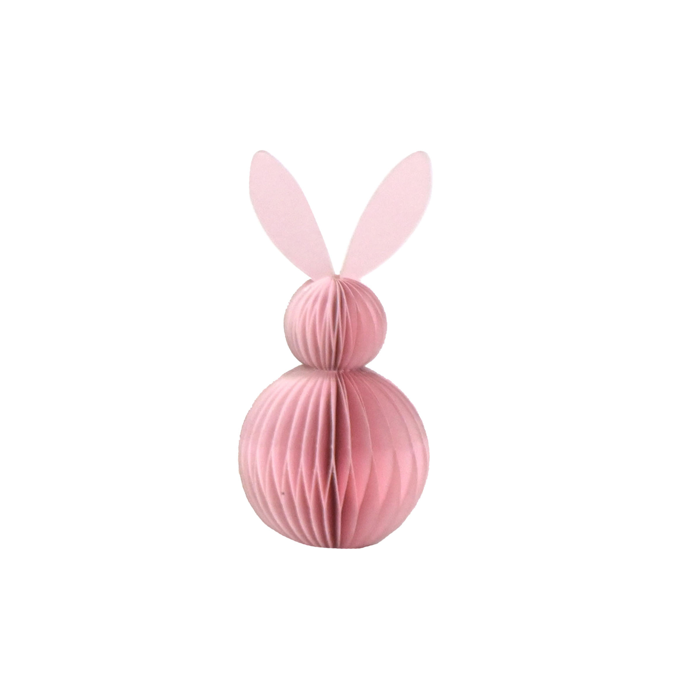 Paper Bunny Shape Honeycomb - Light Pink 16cm Gift