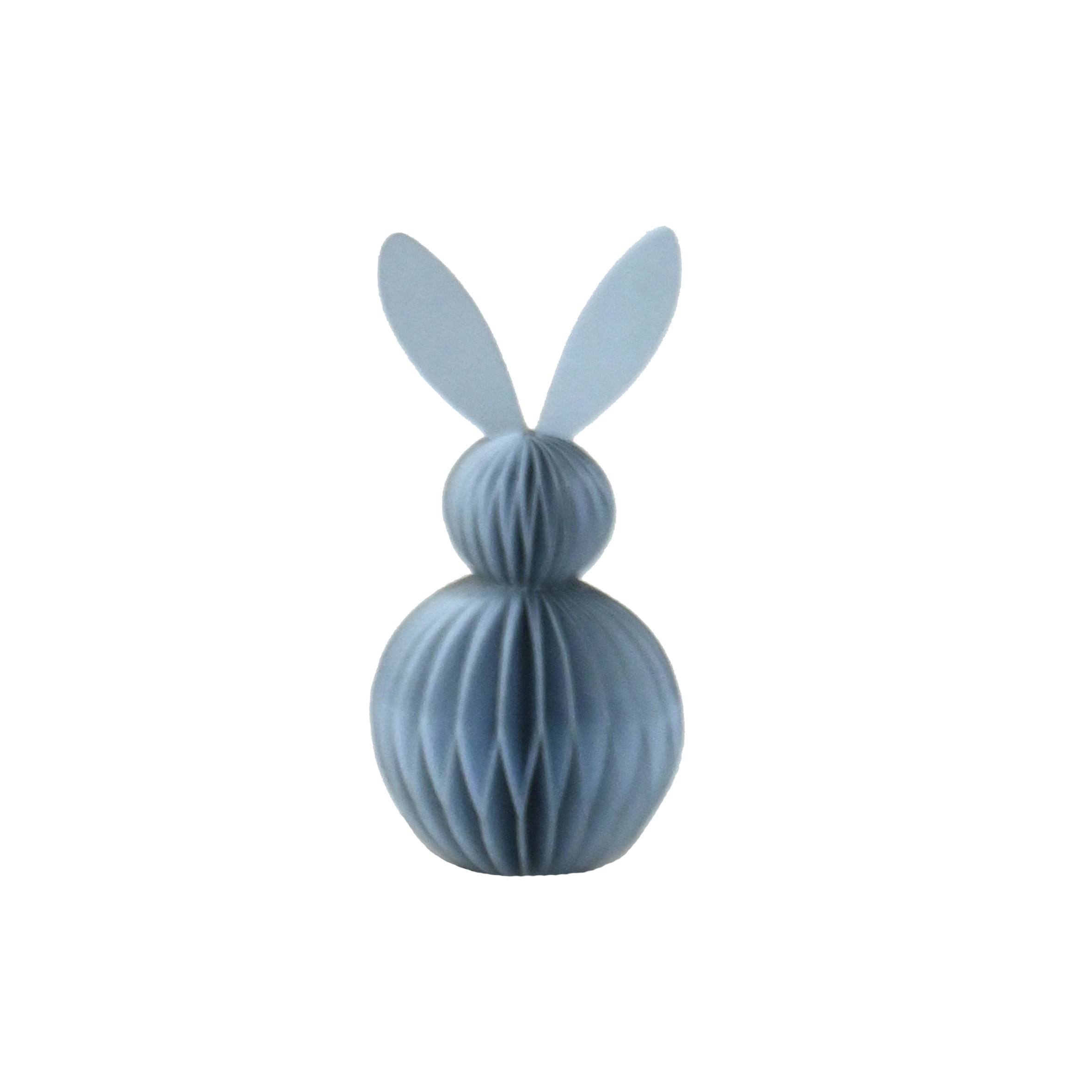 Paper Bunny Shape Honeycomb - Blue 16cm Gift