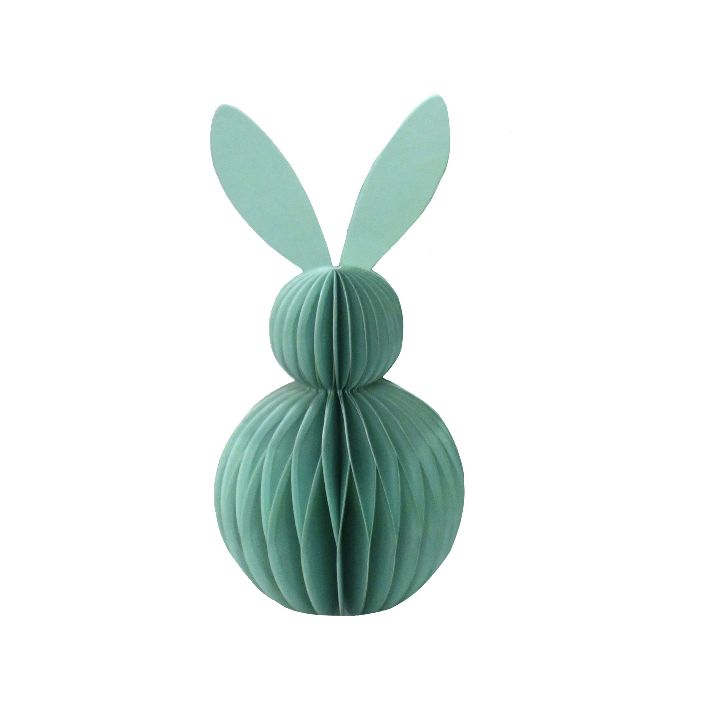 Paper Bunny Shape Honeycomb - Sage Green 22.5cm Gift