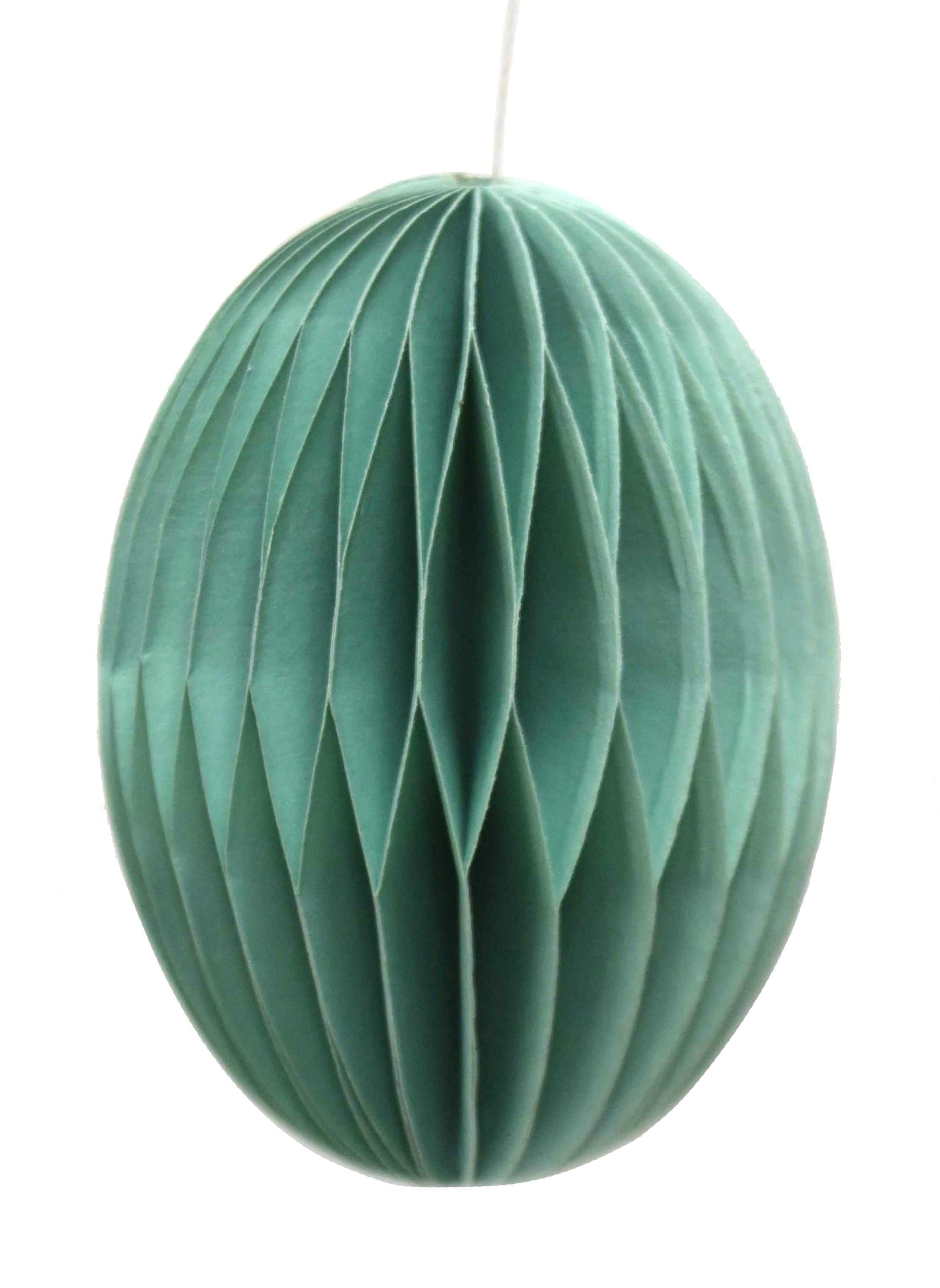 Paper Honeycomb Egg - Sage Green 8cm Gift