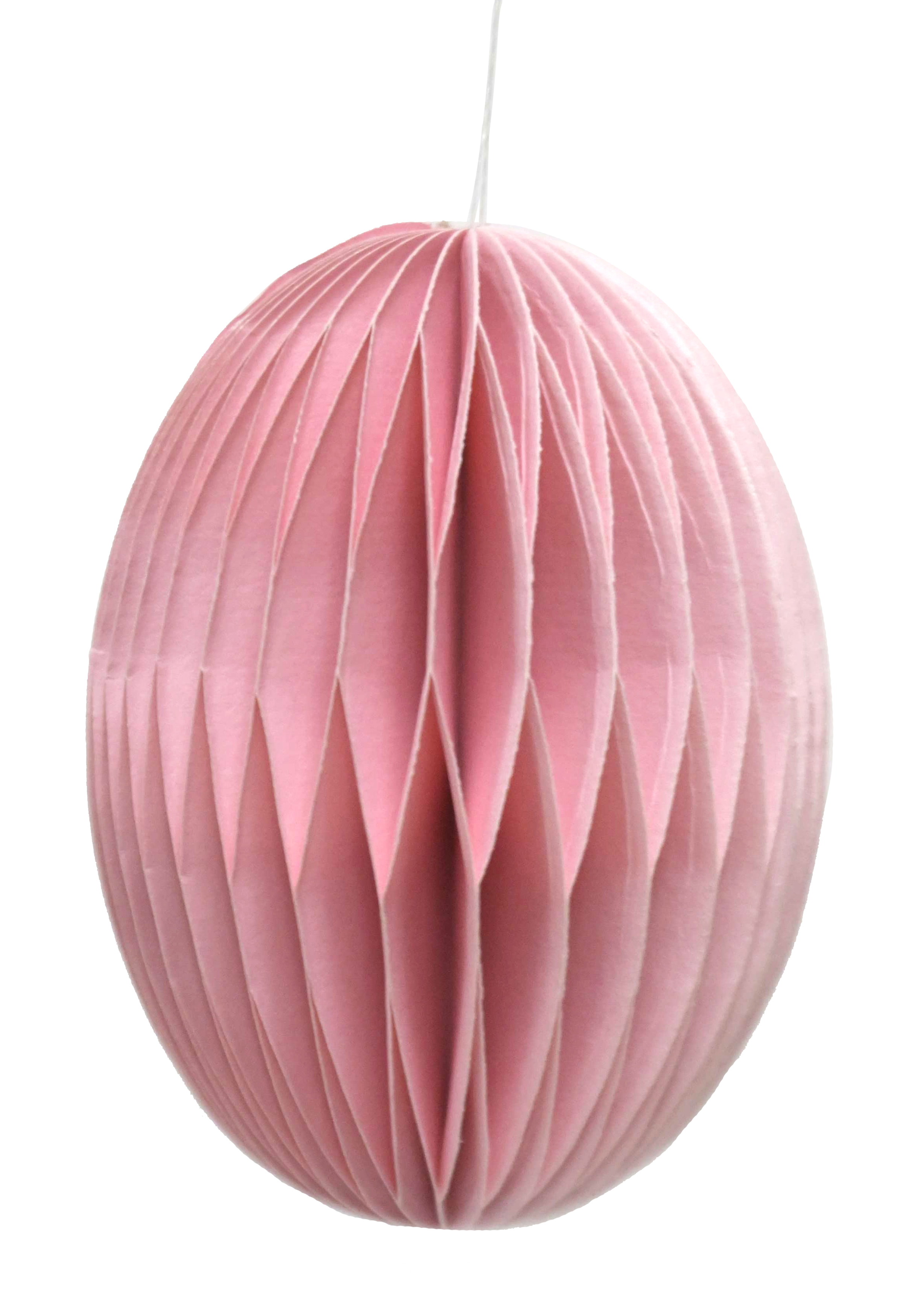 Paper Honeycomb Egg - Light Pink 8cm Gift