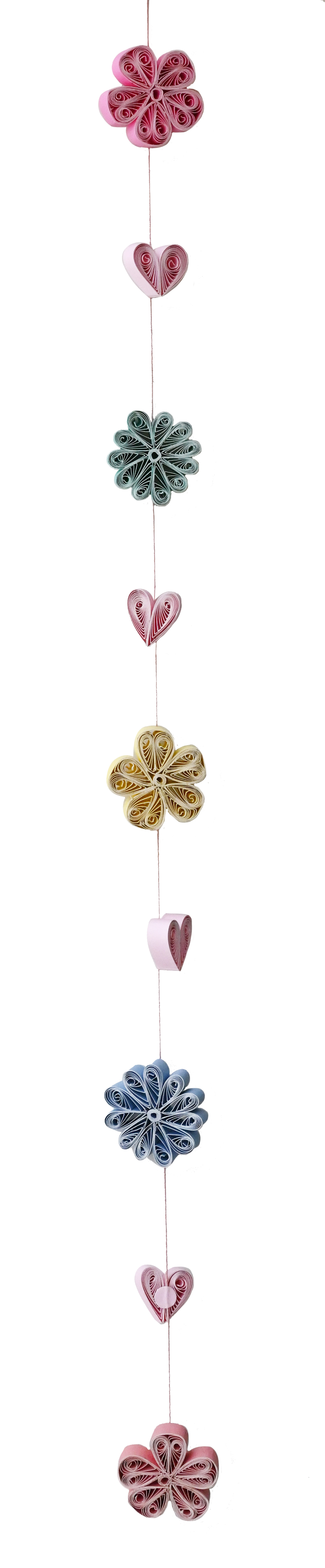 Quilling Paper Flower Garland 100cm Gift