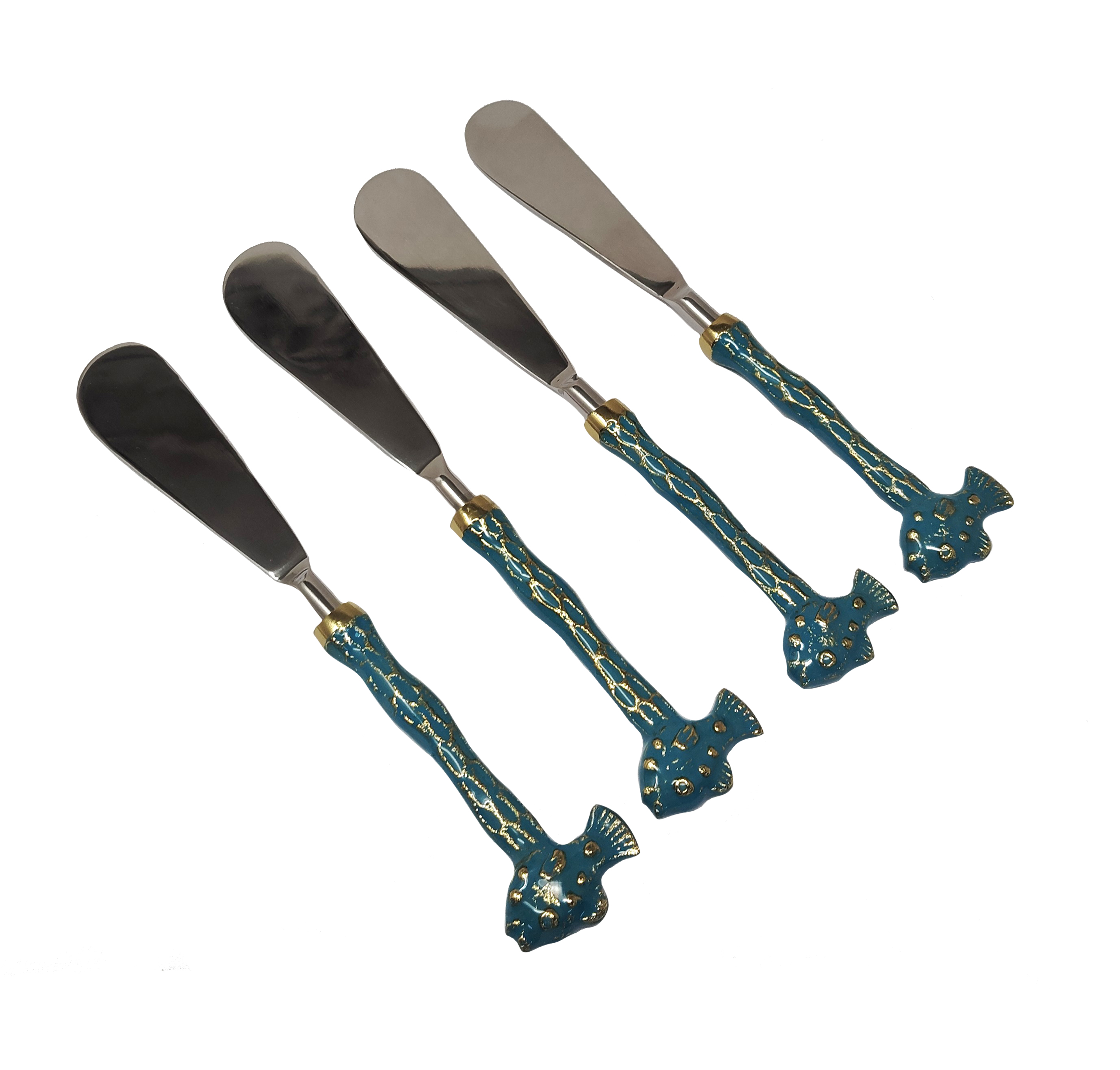 Ss25 Fish Spreader Set/4 Gift