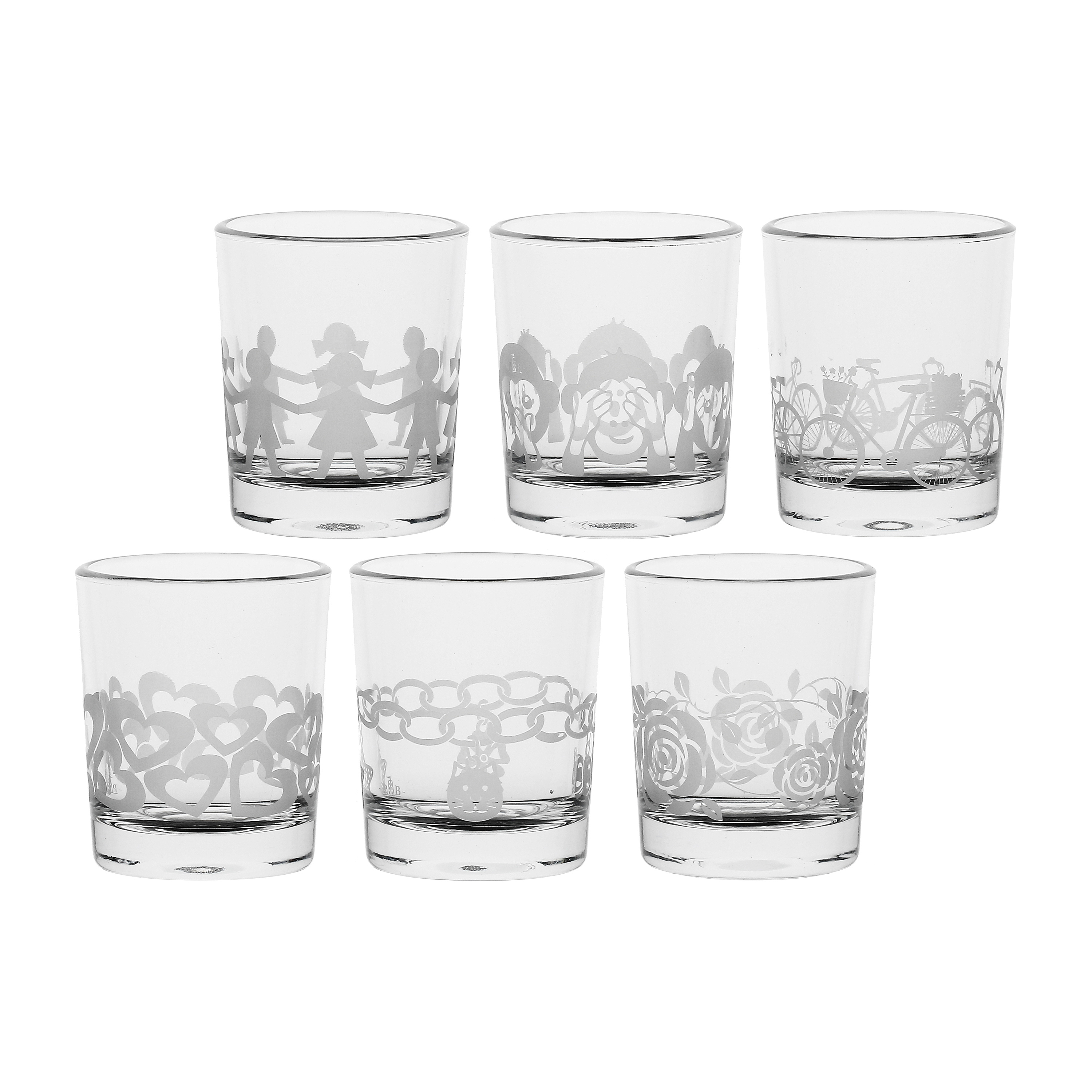 Babila 6 Shot Glasses 5ml Gift Box Gift