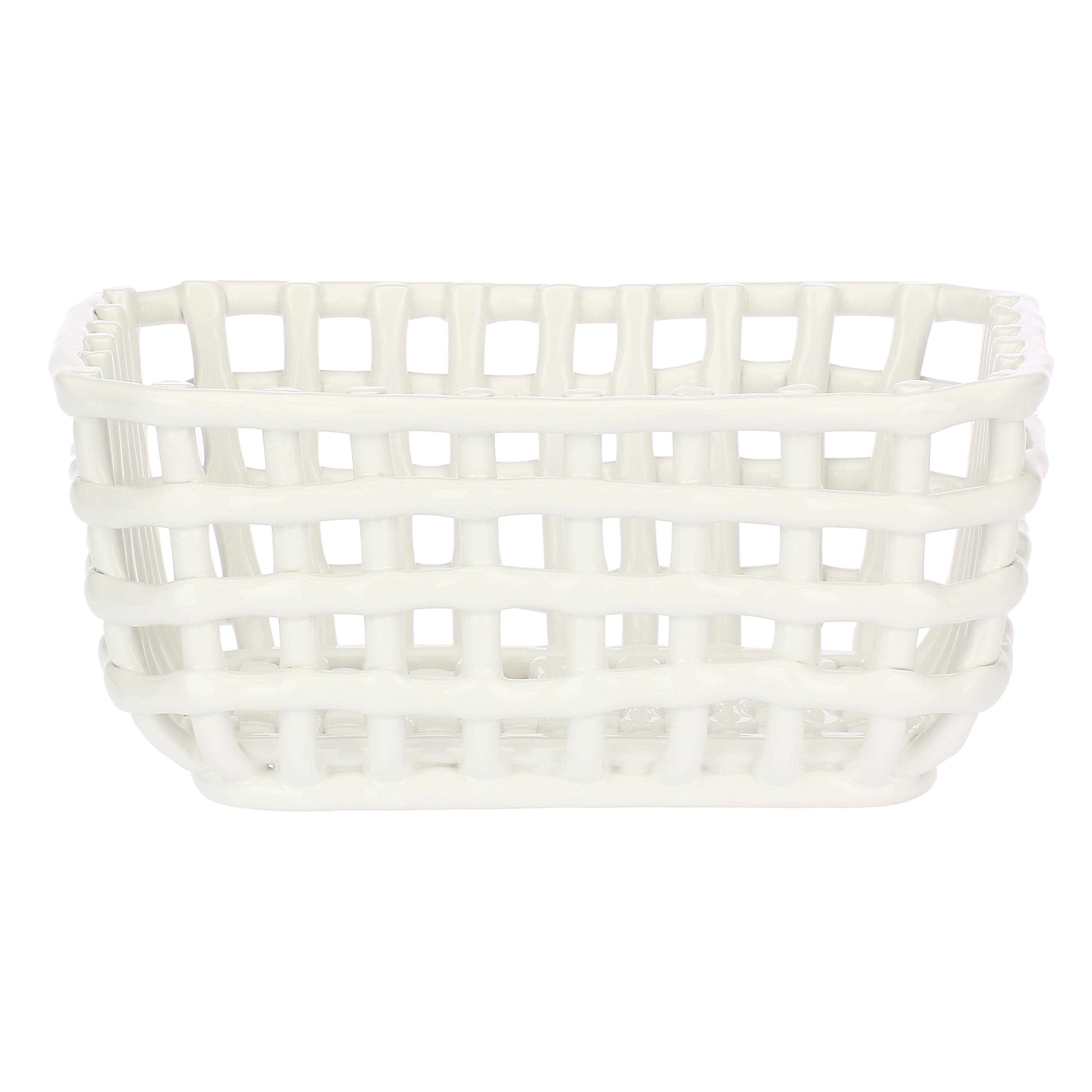 Catturata Bread Basket White Gift