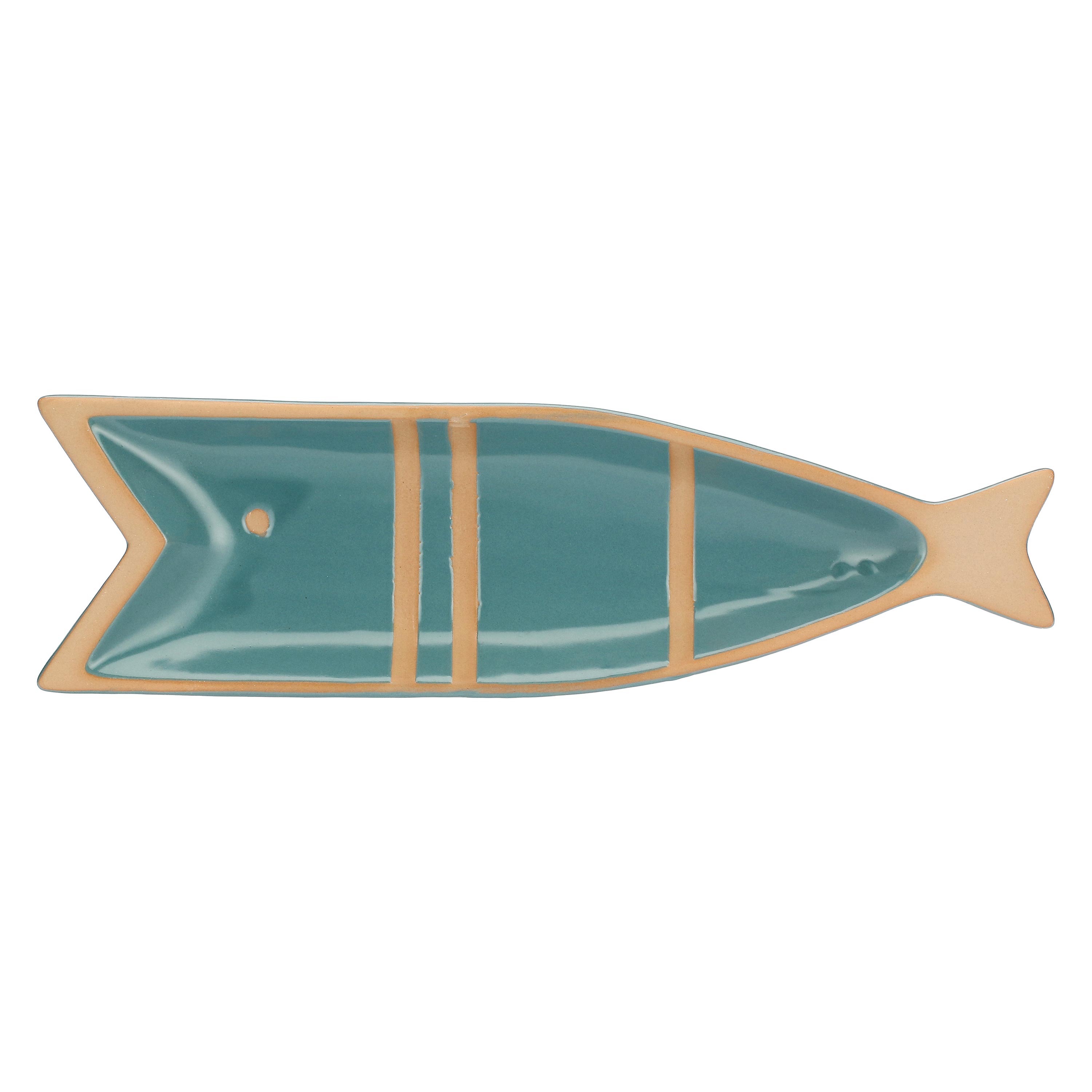 Pelagicoillogico Plate Fish C Light Blue Gift