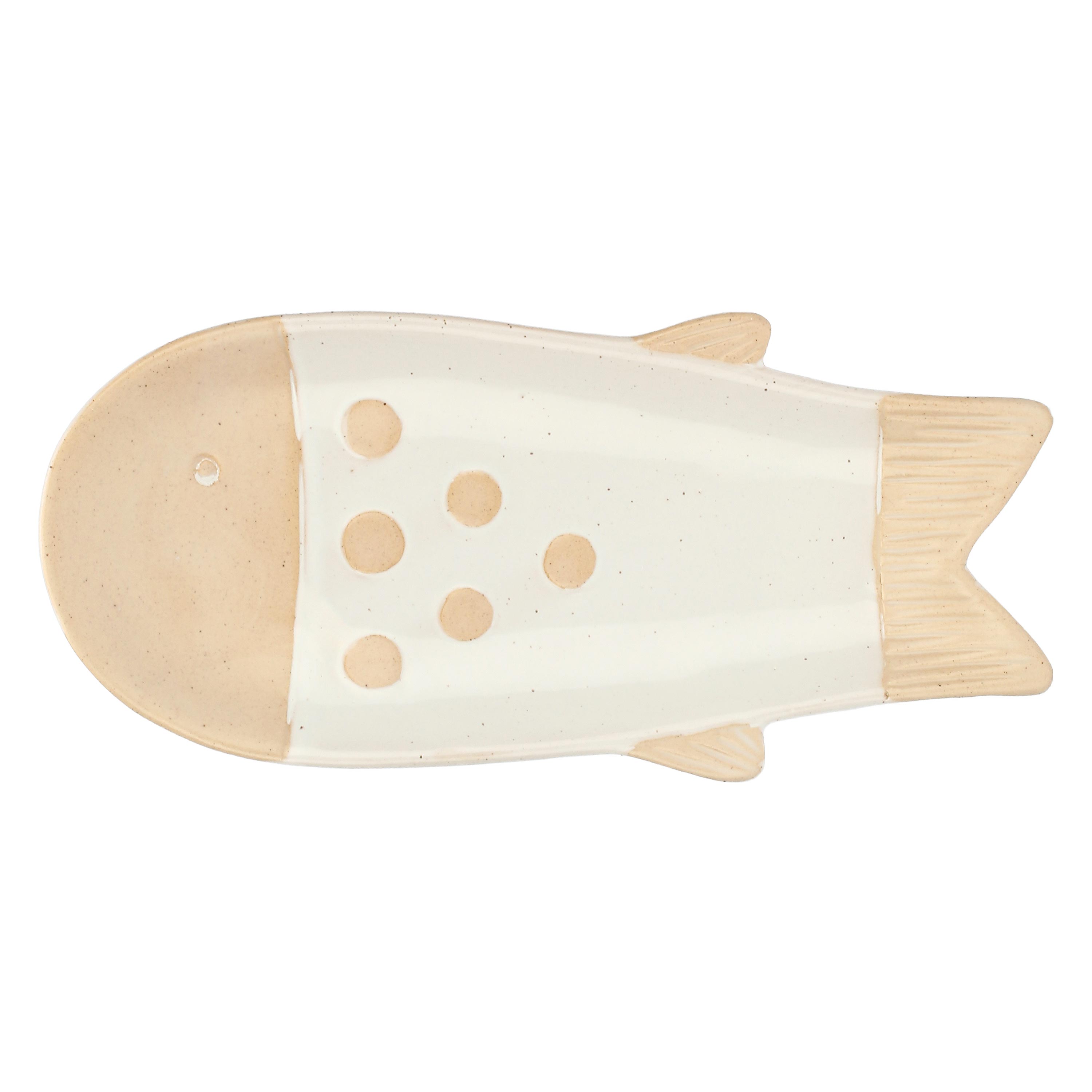 Logicopelagico White Fish Long Plate M Gift