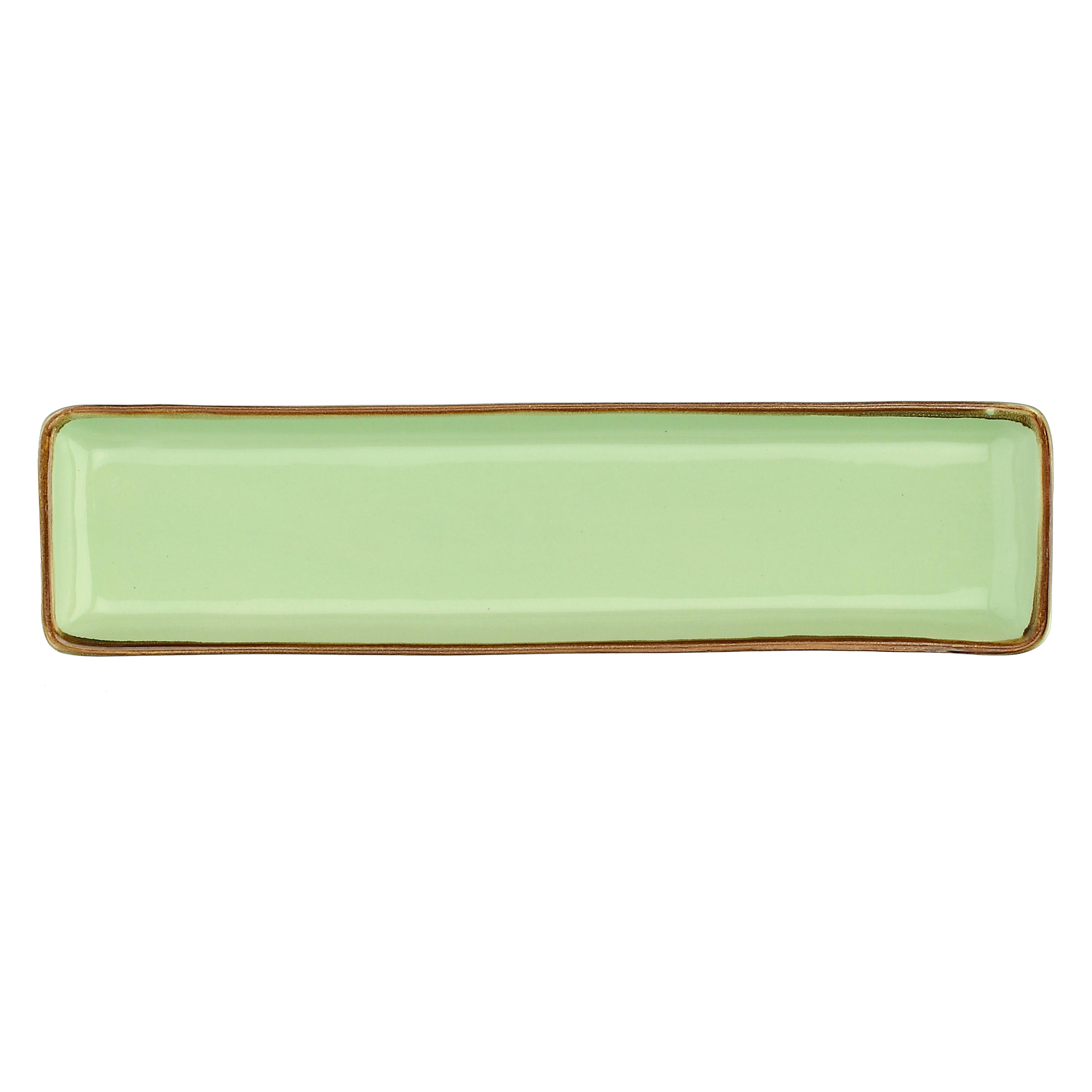 Concerto Te Verde Rect Tray 32x8 Gift