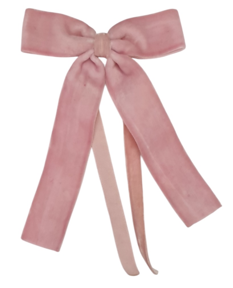 Velvet Bows  Ties/napkin Ties 10x12 Cm Light Pink Gift