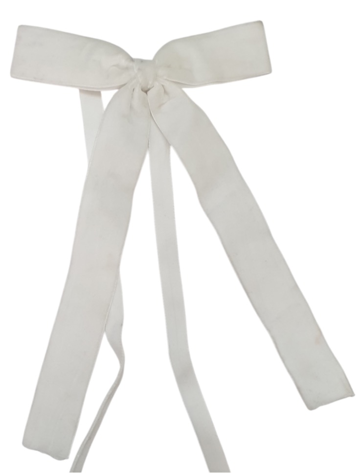 Velvet Bows Ties/napkin Ties 16x20 Cm White Gift