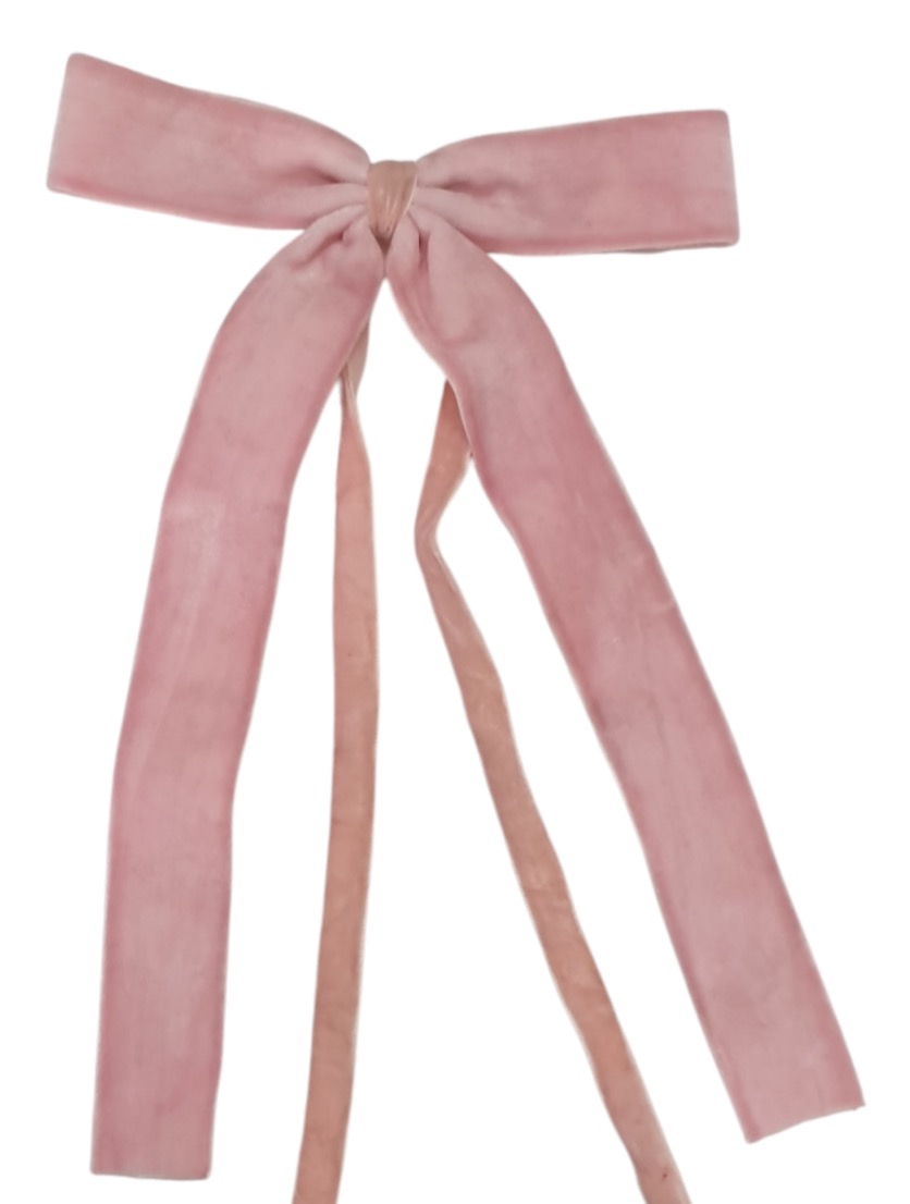 Velvet Bows Ties/napkin Ties 16x20 Cm Light Pink Gift