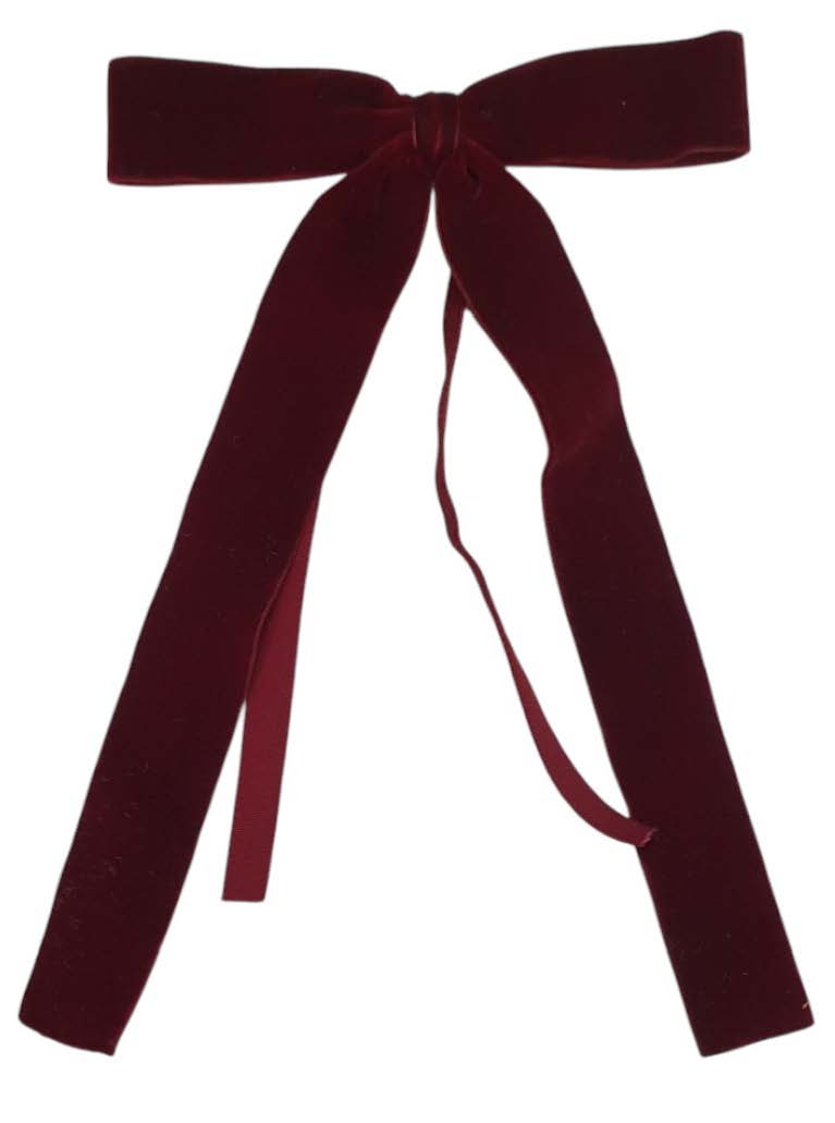 Velvet Bows Ties/napkin Ties 16x20 Cm Burgundy Gift