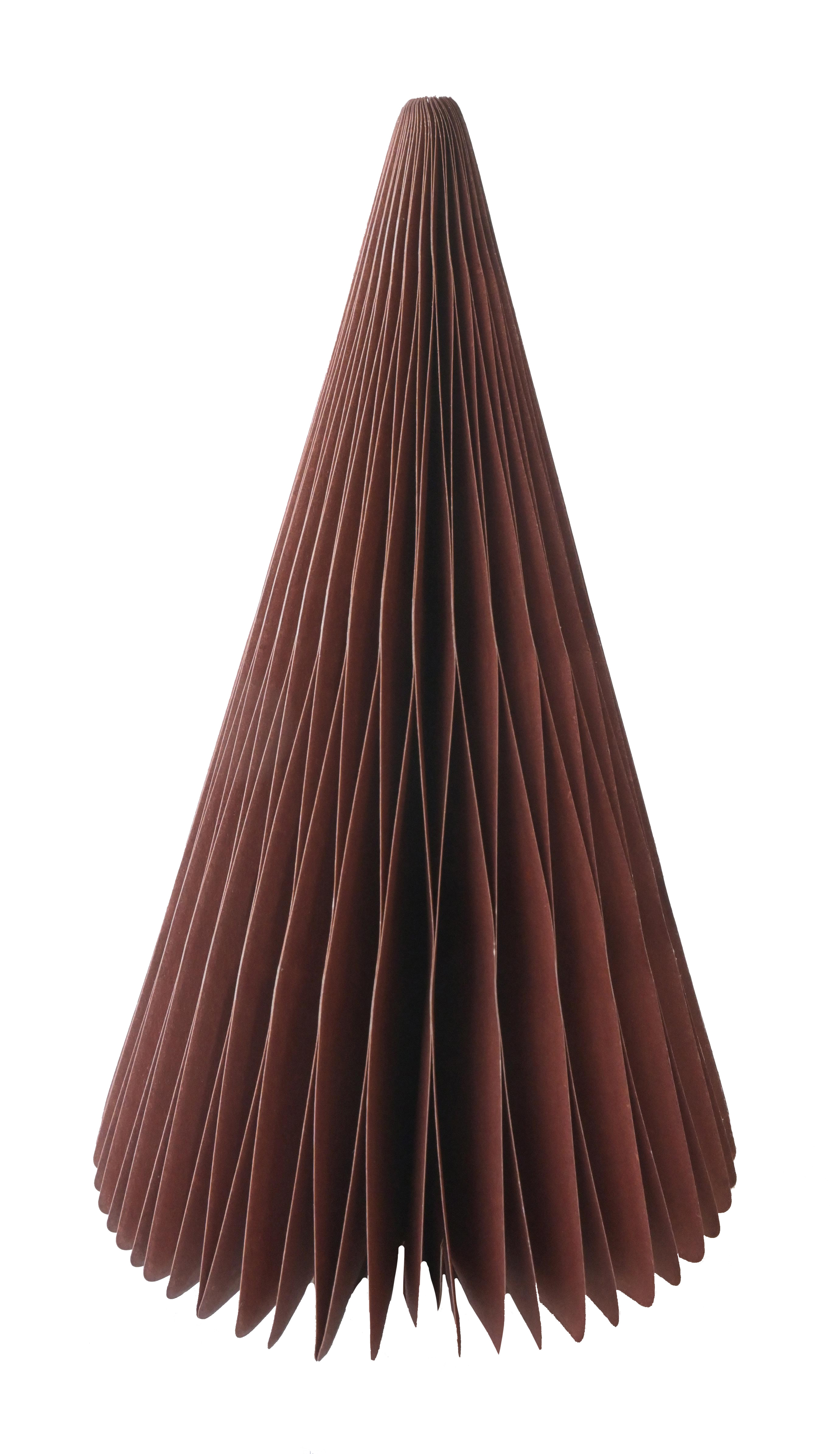 Christmas Tree Cone Burgundy 20cm Gift