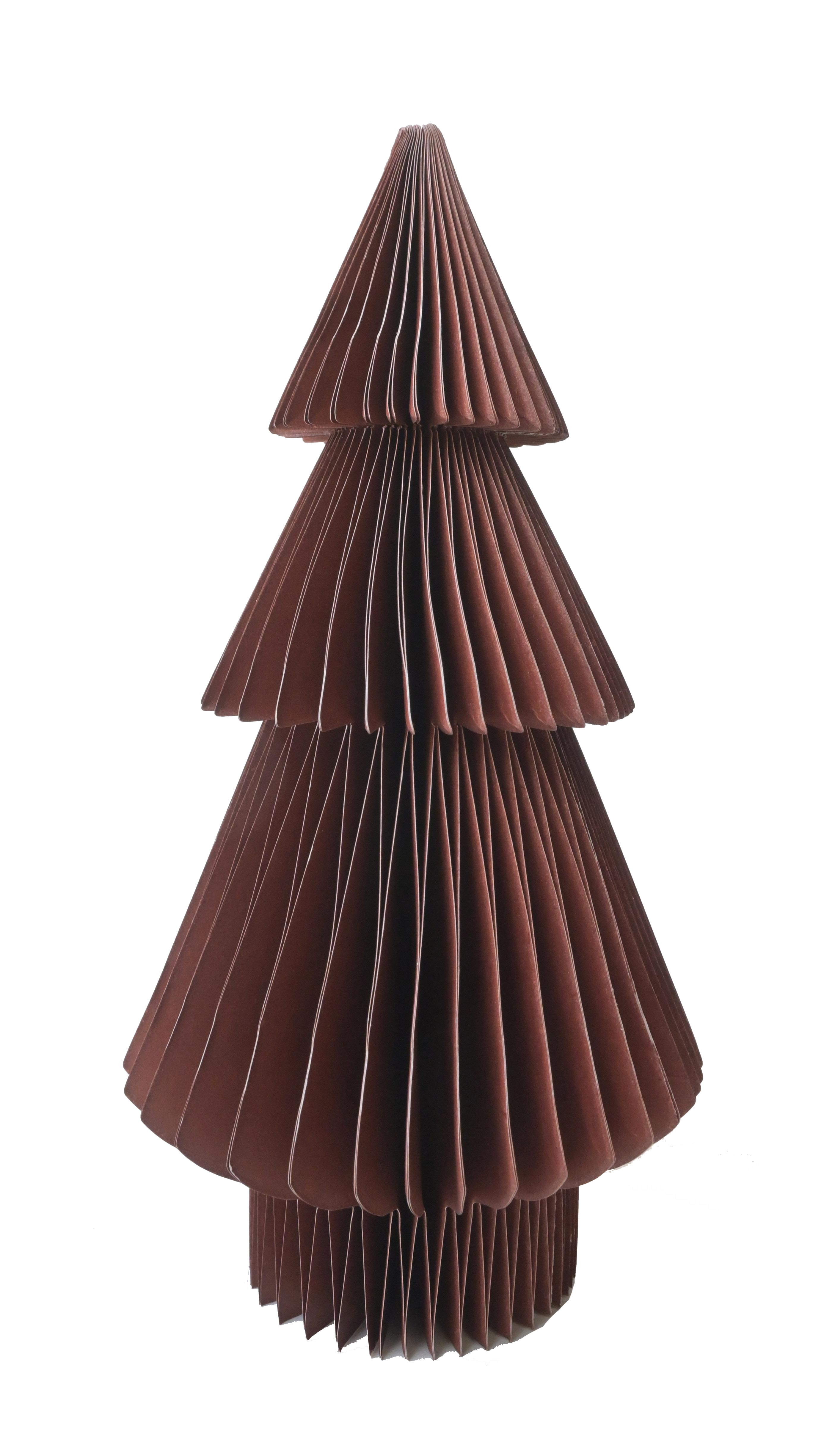 Christmas Tree Tiered Burgundy 20cm Gift