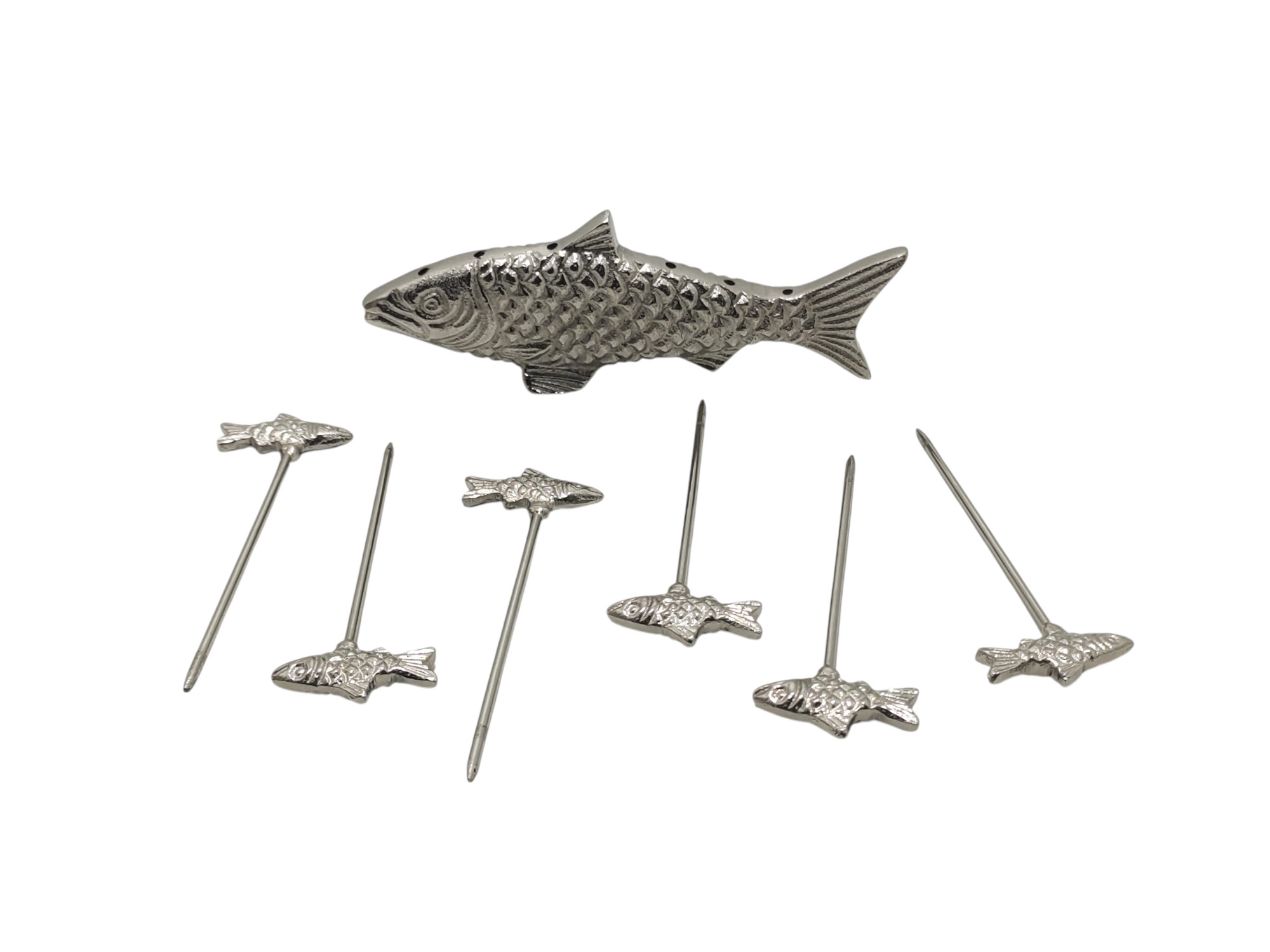 Sardine Picks Set/6 With Holder Gift