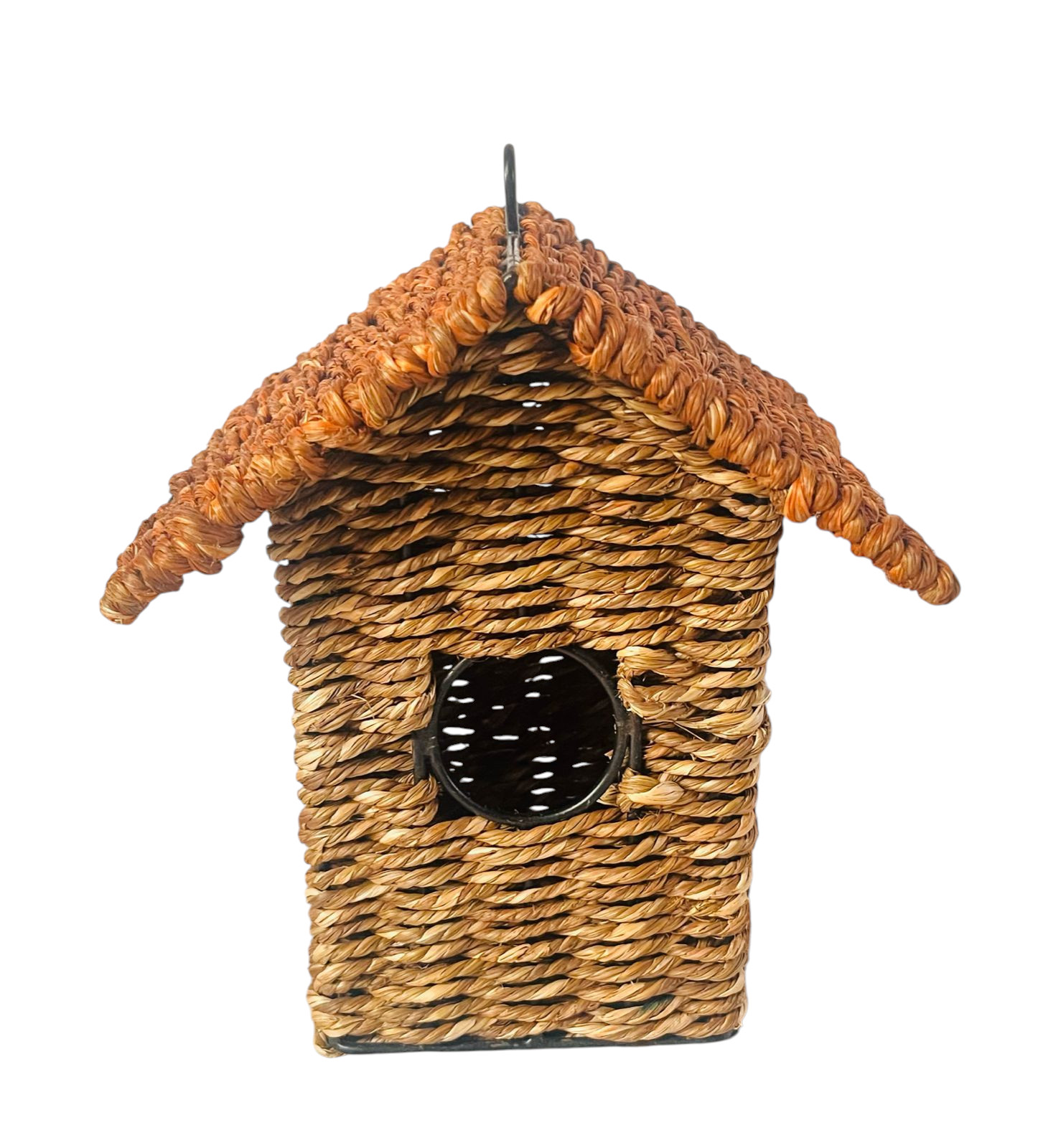 Hanging Square Jute Hut 22cm Gift