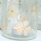 Leaf & Petal Mosaic Glass Vase 10x10x11 Gift