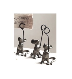 Set/3 Chesse Card Holder Gift