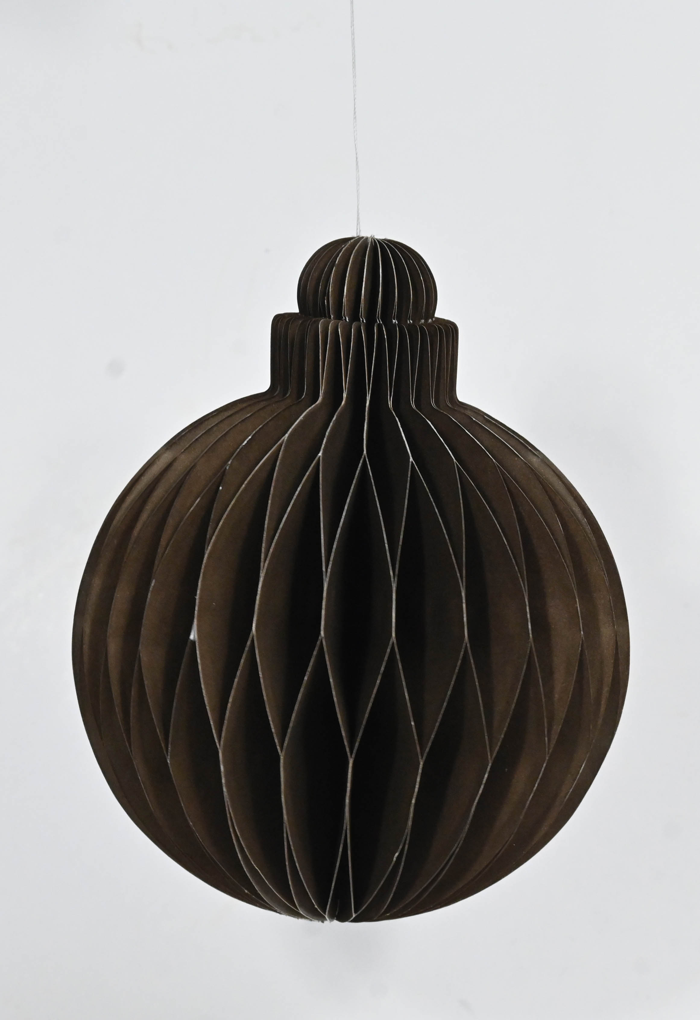 Round Bauble Hanging - 15cm Solid Bronze Gift